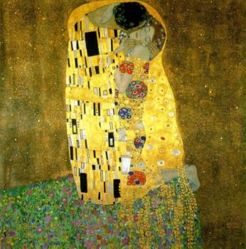 Klimt, Gustav : Kiss